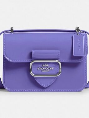 Coach Jelly Morgan Bag Bright Grape Purple CH748 Rare Statement Crossbody